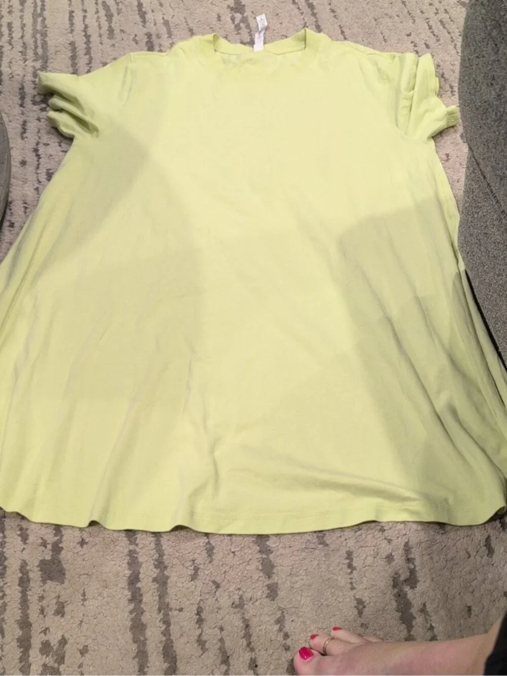 Lululemon All Yours Tee Dress Lemon Vibe